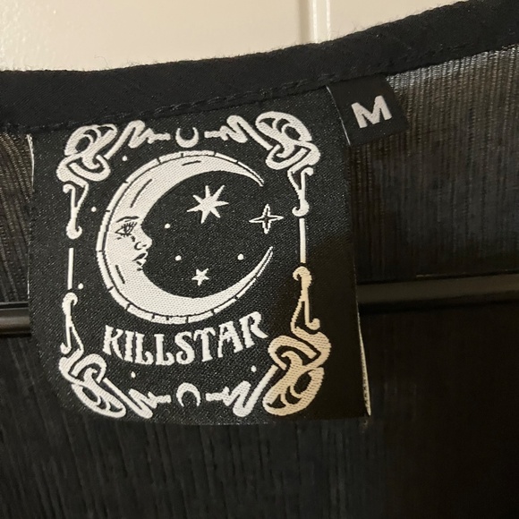 Killstar dress (medium) semi-sheer with lace - Picture 2 of 3